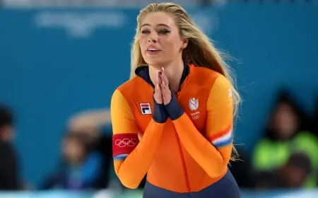 Jutta Leerdam wins Olympic 1000m gold as Jake Paul cheers fiancée in Milan