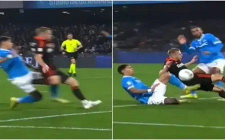 Napoli vs. Como: Olivera-Smolcic Collision Leads to Penalty Insight