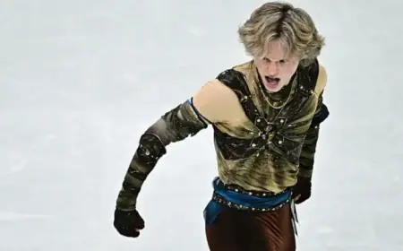 Ilia Malinin Leads Figure Skating Short Program at 2026 Winter Olympics Day 4