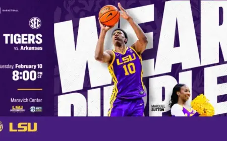LSU Faces Arkansas Again in SEC Basketball Rematch
