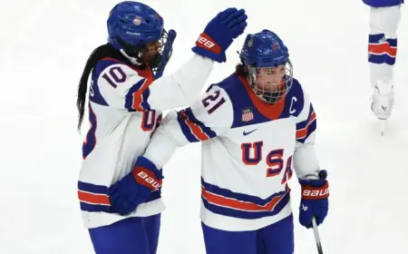 Team USA Women Make History, Shut Out Canada in Olympic Hockey