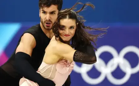 Laurence Fournier Beaudry, Guillaume Cizeron Near Controversial Olympic Ice Dance Gold