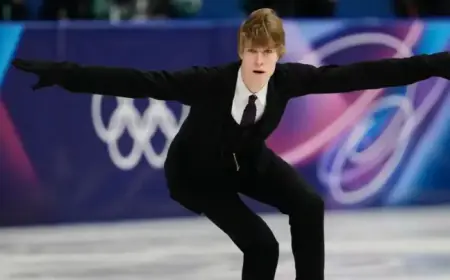 Stephen Gogolev Ranks 10th in Milan Cortina Olympics Men’s Short Program
