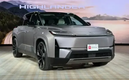 2027 Toyota Highlander Debuts as Three-Row Electric SUV