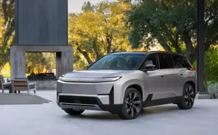 Toyota Highlander Transforms into Three-Row Electric SUV with 320-Mile Range