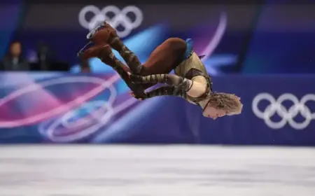 Ilia Malinin Dominates, Skates Towards Men’s Olympic Gold Victory