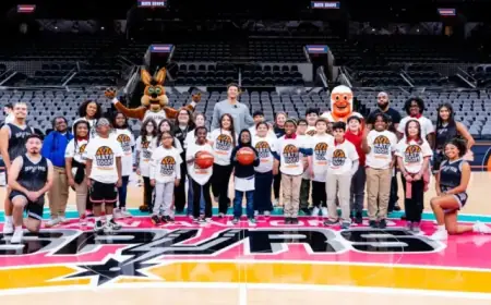 Spurs Engage in Community Outreach Ahead of All-Star Break
