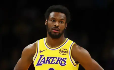 Lakers Clarify Position on Bronny James Following Gabe Vincent Trade