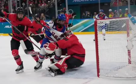 Canada Faces Challenges at Olympics After Poulin Injury, U.S. Showdown