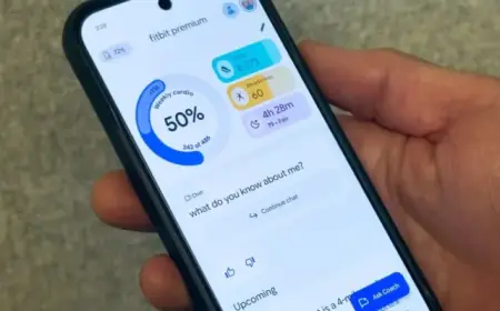 Fitbit Launches AI Health Coach App for iPhone Users