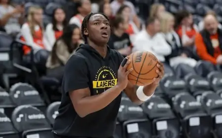 Adou Thiero Joins Lakers’ Full-Contact Stay-Ready Game Amidst Rumors