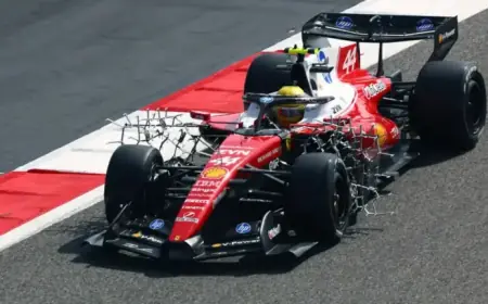 Cars Hit the Track on Day One of Bahrain Test