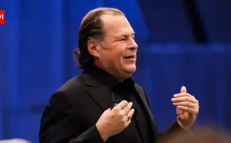 Salesforce CEO Marc Benioff Sparks Employee Anger with Town Hall Jokes