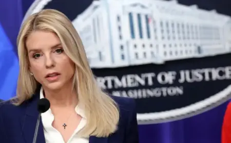 House Lawmakers to Question Pam Bondi’s Leadership at DOJ