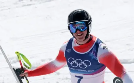 Super-G: Franjo von Allmen Clinches Third Gold as ÖSV Men Falter