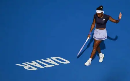 Coco Gauff’s Forehand Falters in Qatar Open Loss to Cocciaretto
