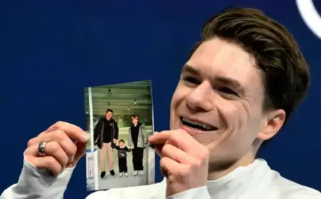 Maxim Naumov Honors Parents with Heartfelt Olympic Debut Performance