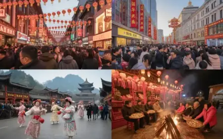 Thousands Flock to China for Year of the Horse Spring Festival