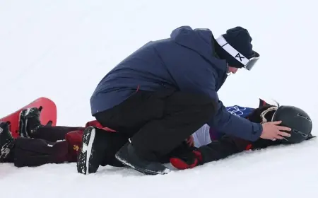 Liu Jiayu injury update after halfpipe crash at the Milan-Cortina Winter Games