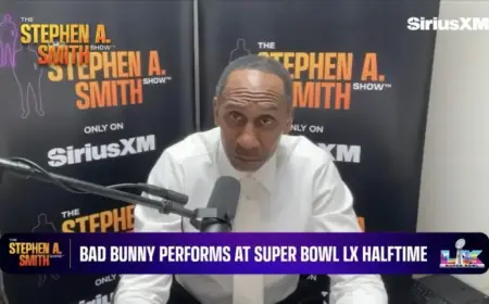 Stephen A. Smith Accuses Critics of Canceling Him Over Bad Bunny Remarks