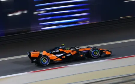 Lando Norris Leads Verstappen, Leclerc in Bahrain Pre-Season Testing Opener