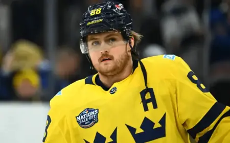 Nylander Cleared, Gustavsson Starts in Goal for Sweden’s Olympic Opener