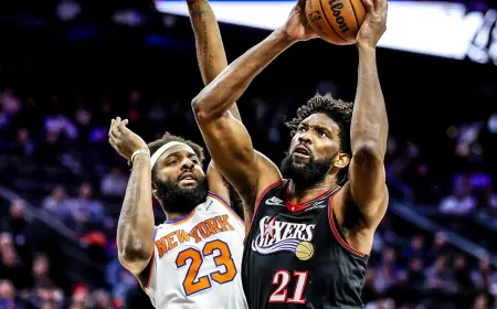 Knicks vs 76ers: New York Knicks Enter Philadelphia Shorthanded, While Joel Embiid’s Status Looms Over a High-Stakes East Matchup