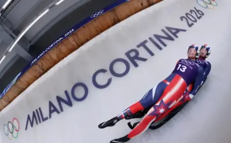 Brookfield’s Marcus Mueller Almost Stuns, Secures Sixth in Olympic Luge