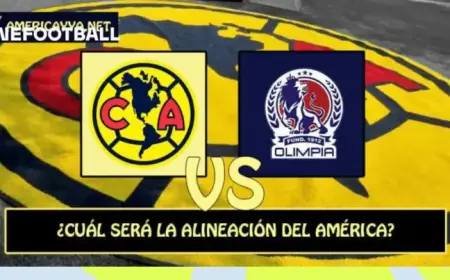 América’s Expected Lineup Against Olimpia in Concachampions Clash
