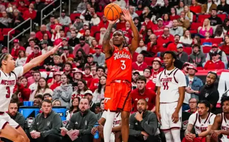 Virginia Tech Battles No. 20 Clemson: Live Men’s Basketball Score Updates