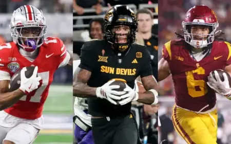 Bucky Brooks Ranks Top 2026 NFL Draft Prospects: Jordyn Tyson Heads WR List