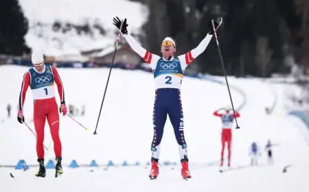 Ben Ogden Breaks 50-Year U.S. Medal Drought in Cross-Country Skiing