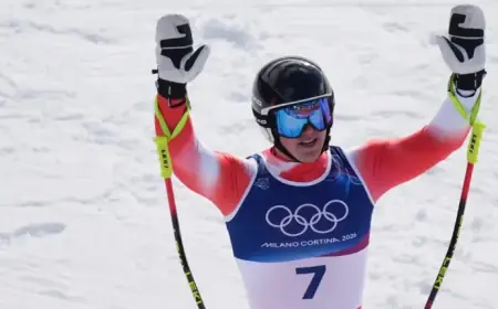 Switzerland Celebrates Super-G Hero; Italy Faces Parisian Scare