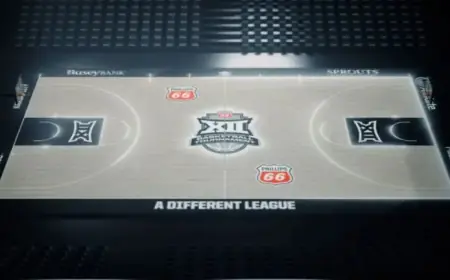 Big 12 Basketball Games Feature Dynamic LED Floor Designs