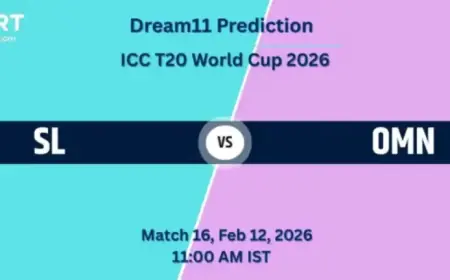 Sri Lanka vs Oman: Dream11 T20 World Cup 2026 Match 16 Prediction