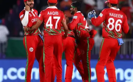 T20 World Cup 2026: Oman Wins Toss, Chooses to Bowl Against Sri Lanka