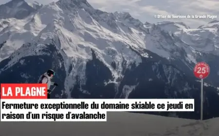 La Plagne Closes Domain and Restricts Village Traffic