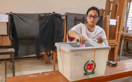 Bangladesh 2026 Election: Shafiqur and Tarique Rahman Cast Votes Live