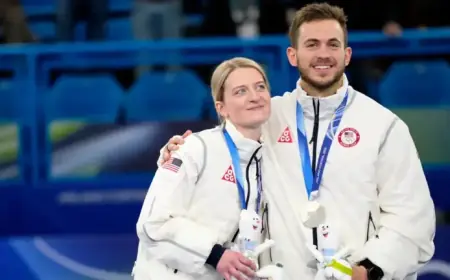 US Curlers Dropkin, Thiesse Capture Silver in Mixed Doubles