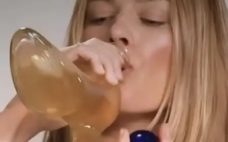 Margot Robbie Elegantly Drinks Beer on Breakfast Radio Interview