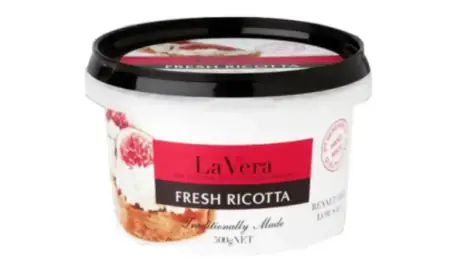 La Vera’s 500g Fresh Ricotta: A Gourmet Delicacy