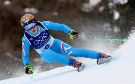 Brignone Leads in Women’s SuperG at Cortina; Goggia Out