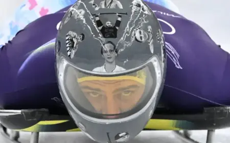 Ukrainian Olympian Disqualified for War Dead Images on Helmet