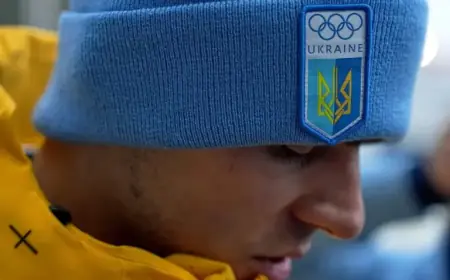 Ukraine’s Vladyslav Heraskevych Exits Olympics for Helmet Honoring War Dead