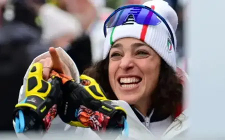 Brignone Wins Super-G Gold at 2026 Olympics with Mattarella in Attendance