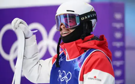 Mikaël Kingsbury Claims Moguls Silver in Olympic Tiebreaker Finals