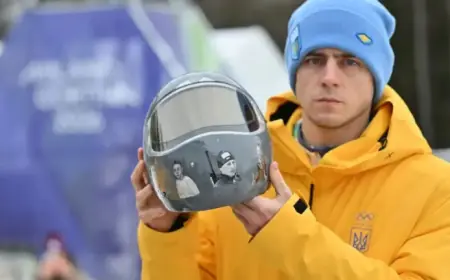 Ukraine Skeleton Racer Disqualified from 2026 Olympics for Tribute Helmet