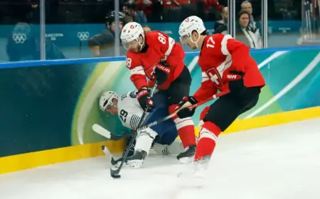 France vs. Switzerland: Olympic Men’s Hockey 2026 Standouts