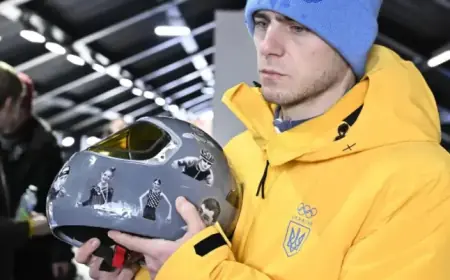 Ukrainian Olympian Disqualified Over Helmet Honoring War Dead: ‘Our Dignity’s Price’