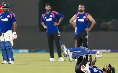 Jasprit Bumrah’s Yorker Injures Ishan Kishan; Sanju Samson Steps in for Abhishek Sharma